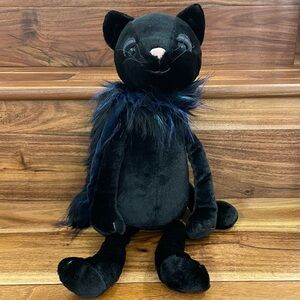Jellycat Toys Jellycat London Glamorama Cat Black Scarf